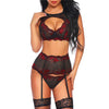 Two-tone lace lingerie