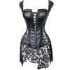 Leather Corset One-piece